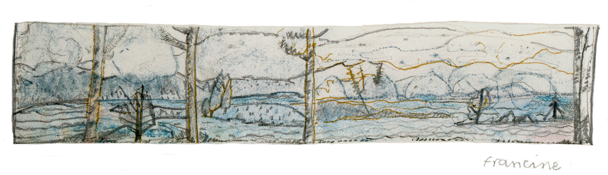 from manitoulin Francine Kuypers watercolour "From Manitoulin"