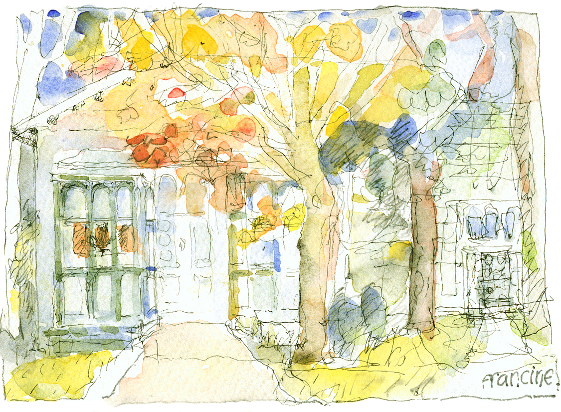 archives Francine Kuypers watercolour "Archives"