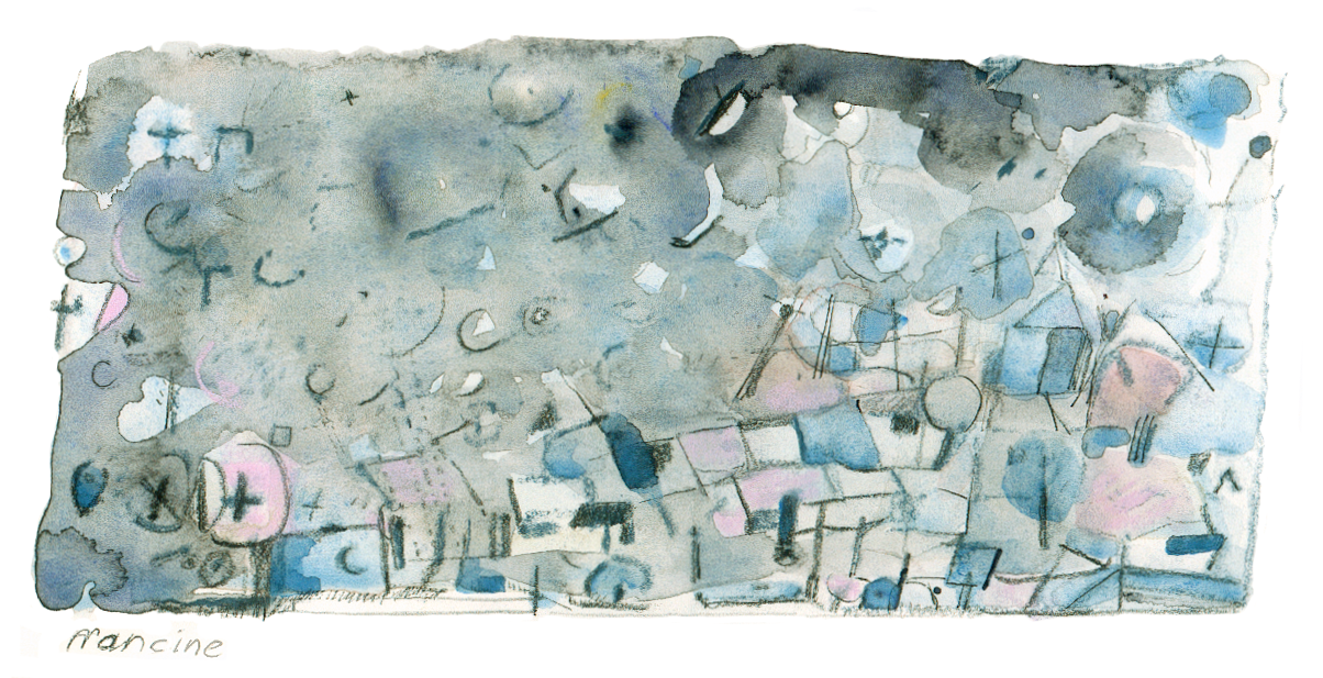 night sky Francine Kuypers watercolour "Night Sky"